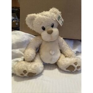 First & Main TOODLES Teddy Bear Plush Tan Brown Sitting Stuffed Animal Toy CUTE!